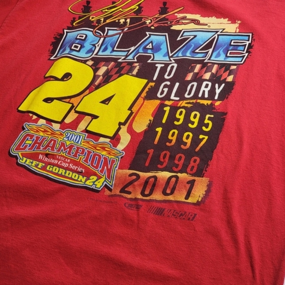 Vintage Jeff Gordon 2001 Winston Cup Champion Shirt - Picture 4 of 8